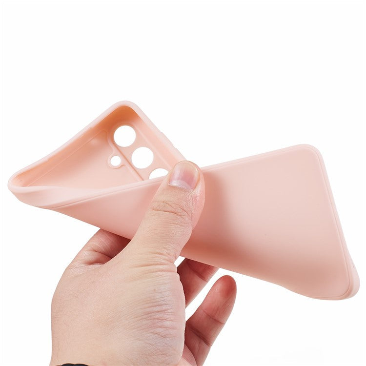 For Samsung Galaxy M54 5G / F54 5G Straight Edge Phone Case Precise Cutout Anti-scratch TPU Cover - Pink
