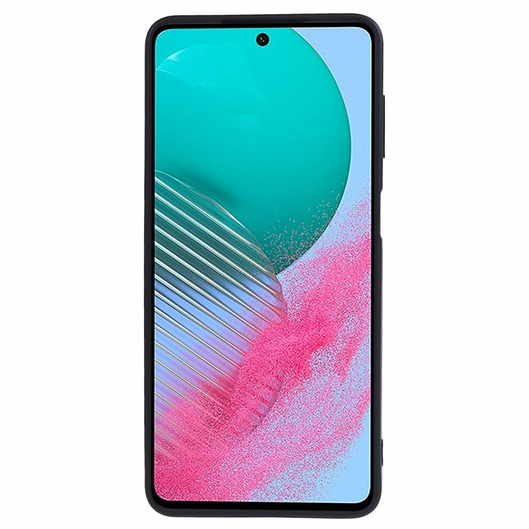For Samsung Galaxy M54 5G / F54 5G Straight Edge Phone Case Precise Cutout Anti-scratch TPU Cover - Black