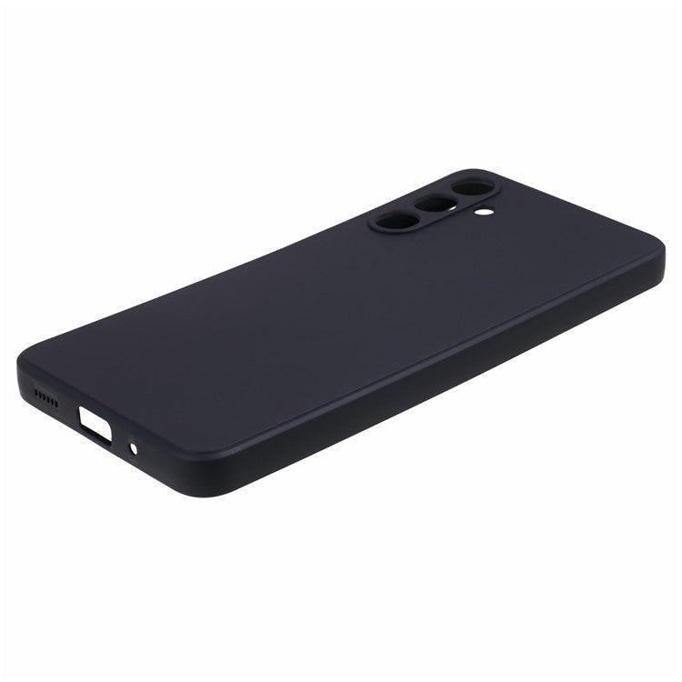 For Samsung Galaxy M54 5G / F54 5G Straight Edge Phone Case Precise Cutout Anti-scratch TPU Cover - Black