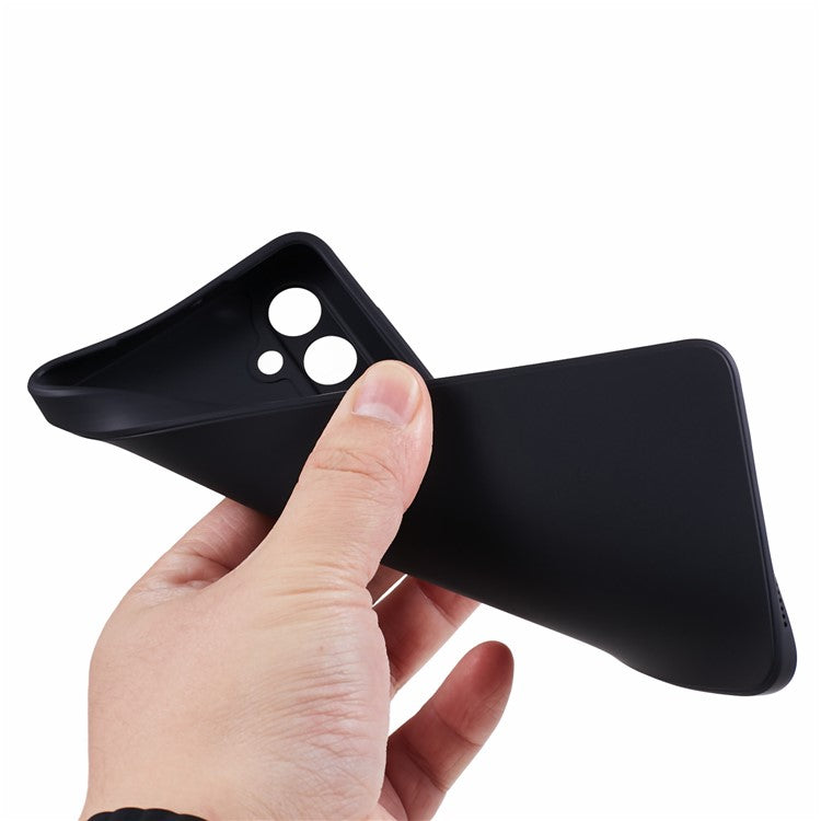 For Samsung Galaxy M54 5G / F54 5G Straight Edge Phone Case Precise Cutout Anti-scratch TPU Cover - Black