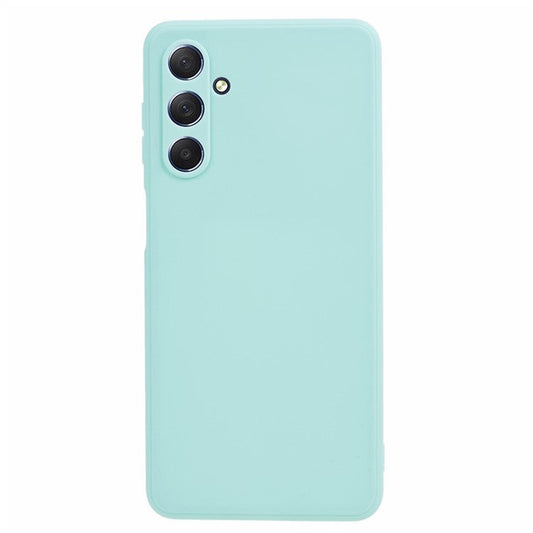 For Samsung Galaxy M54 5G / F54 5G Straight Edge Phone Case Precise Cutout Anti-scratch TPU Cover - Baby Blue