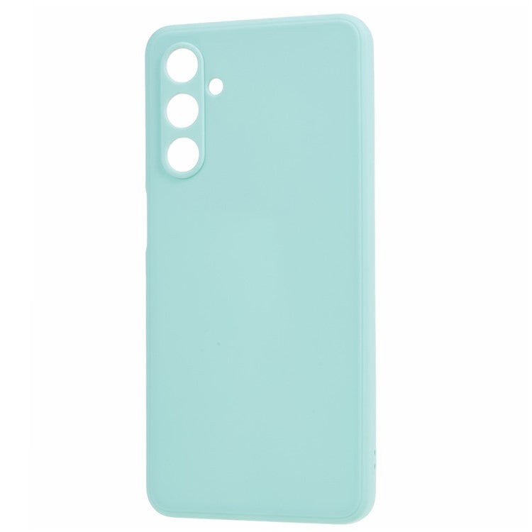 For Samsung Galaxy M54 5G / F54 5G Straight Edge Phone Case Precise Cutout Anti-scratch TPU Cover - Baby Blue