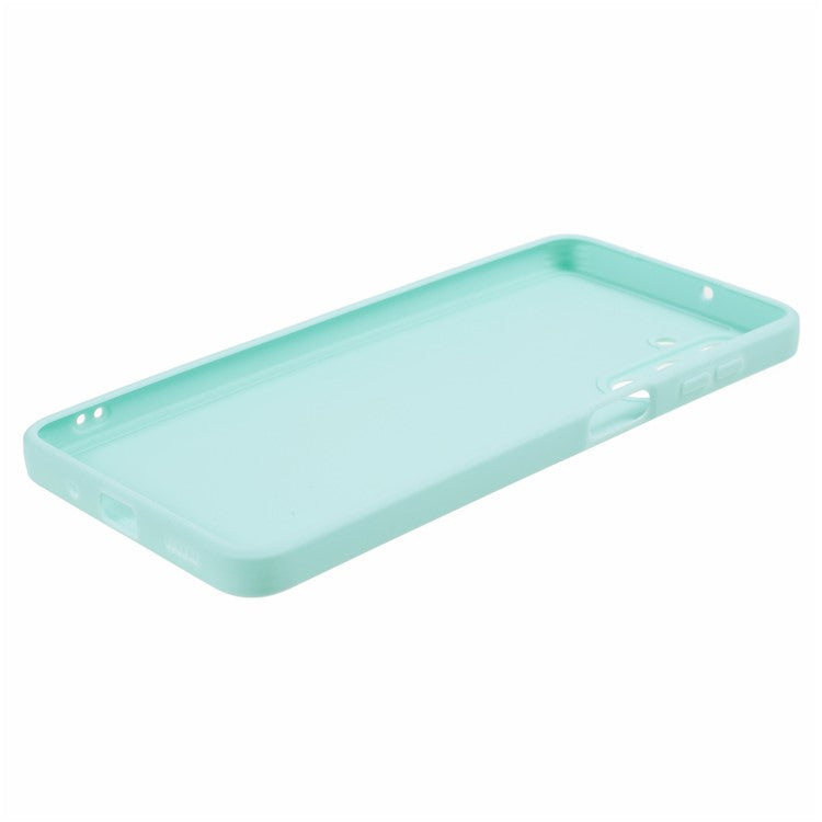 For Samsung Galaxy M54 5G / F54 5G Straight Edge Phone Case Precise Cutout Anti-scratch TPU Cover - Baby Blue