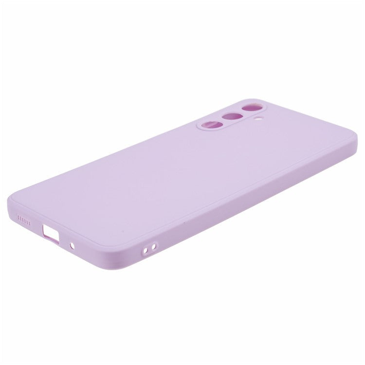 For Samsung Galaxy M54 5G / F54 5G Straight Edge Phone Case Precise Cutout Anti-scratch TPU Cover - Purple