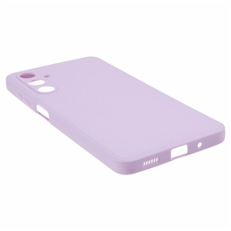 For Samsung Galaxy M54 5G / F54 5G Straight Edge Phone Case Precise Cutout Anti-scratch TPU Cover - Purple