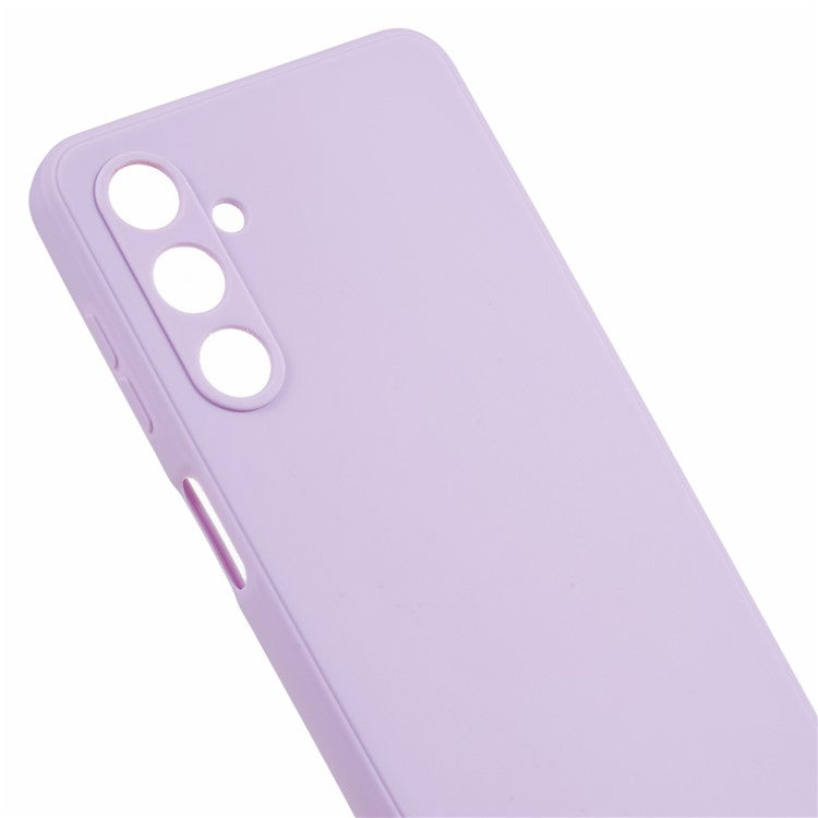 For Samsung Galaxy M54 5G / F54 5G Straight Edge Phone Case Precise Cutout Anti-scratch TPU Cover - Purple