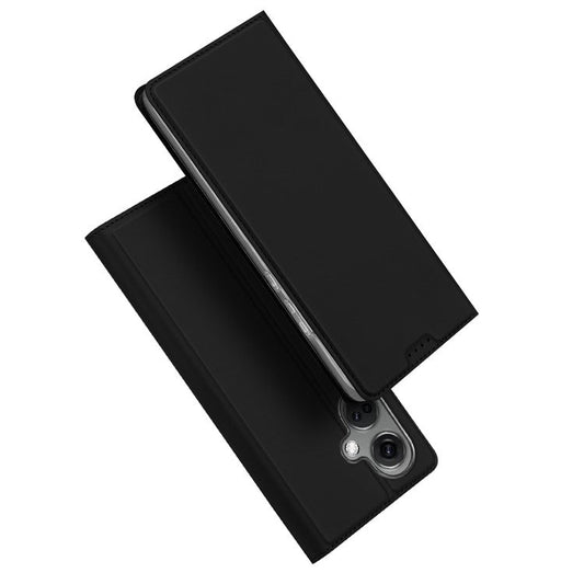 DUX DUCIS Skin Pro Series for OnePlus Nord CE3 5G Leather Anti-fall Stand Cover Card Holder Phone Case - Black