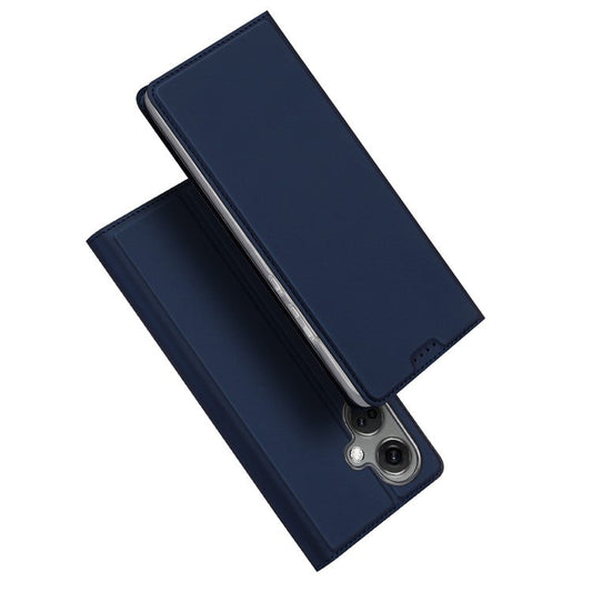 DUX DUCIS Skin Pro Series for OnePlus Nord CE3 5G Leather Anti-fall Stand Cover Card Holder Phone Case - Blue