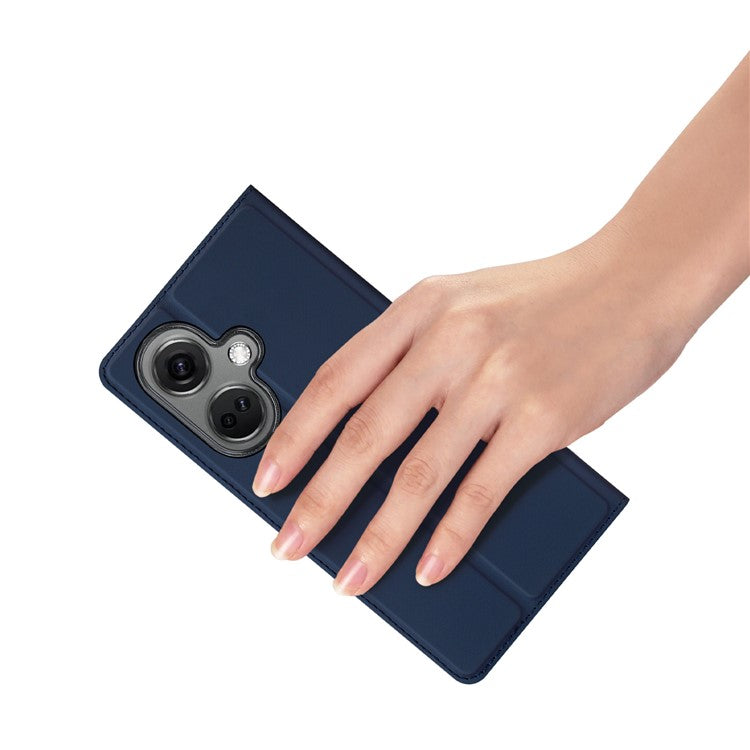 DUX DUCIS Skin Pro Series for OnePlus Nord CE3 5G Leather Anti-fall Stand Cover Card Holder Phone Case - Blue