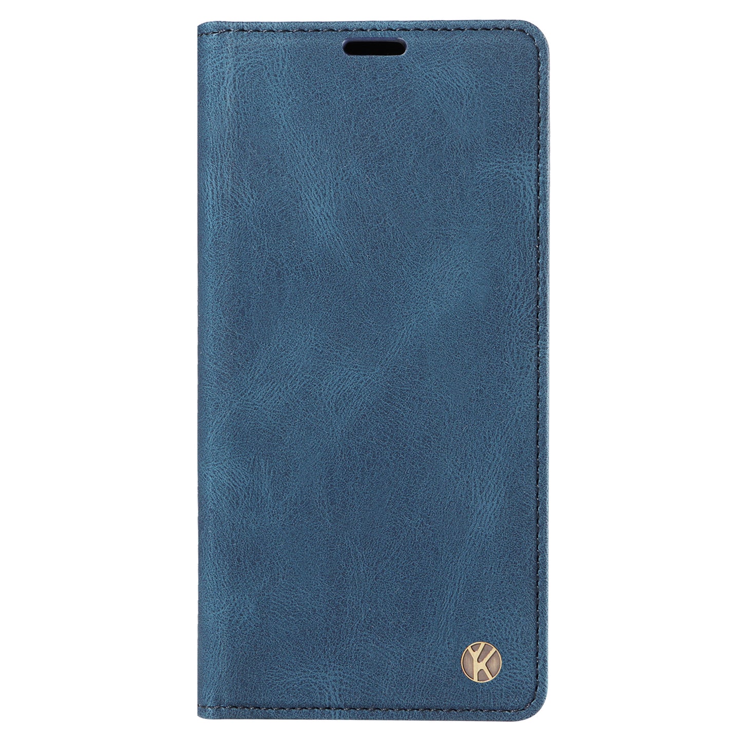 YIKATU YK-004 For Samsung Galaxy S20 FE / S20 FE 5G / S20 FE 2022 / S20 Lite Leather Cover Skin-touch Flip Wallet Stand Phone Case - Blue