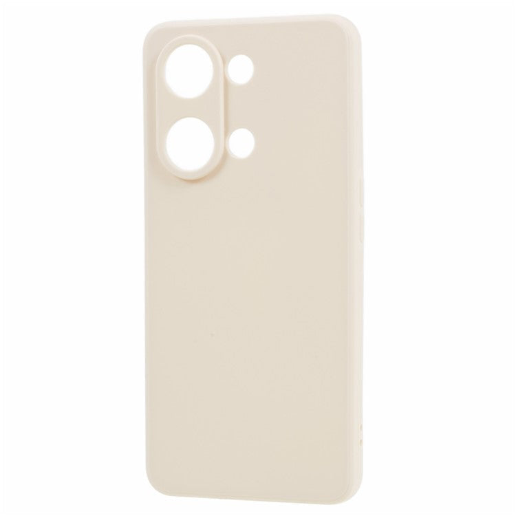 Straight Edge Phone Case for OnePlus Nord 3 5G / Ace 2V , Soft TPU Precise Cutout Camera Protection Cover - White