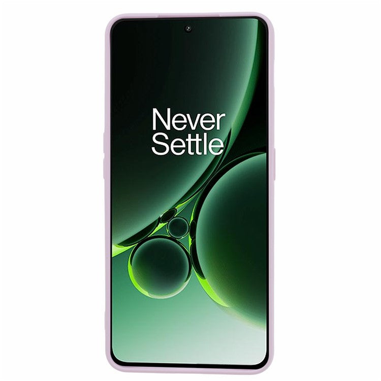 Straight Edge Phone Case for OnePlus Nord 3 5G / Ace 2V , Soft TPU Precise Cutout Camera Protection Cover - Purple