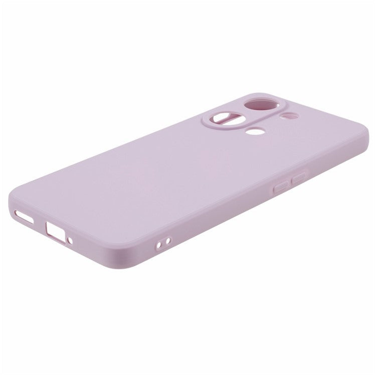 Straight Edge Phone Case for OnePlus Nord 3 5G / Ace 2V , Soft TPU Precise Cutout Camera Protection Cover - Purple