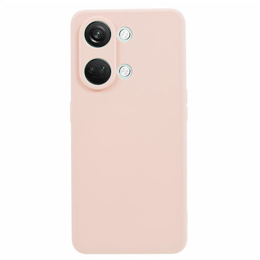 Straight Edge Phone Case for OnePlus Nord 3 5G / Ace 2V , Soft TPU Precise Cutout Camera Protection Cover - Pink