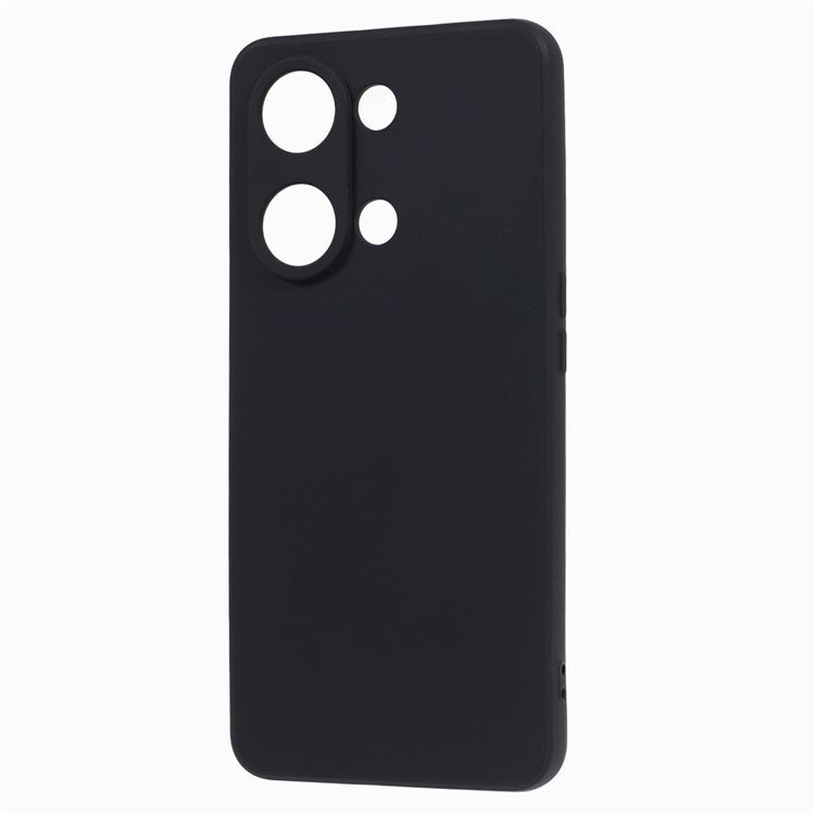 Straight Edge Phone Case for OnePlus Nord 3 5G / Ace 2V , Soft TPU Precise Cutout Camera Protection Cover - Black