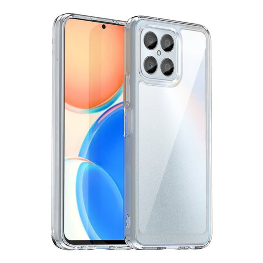 Phone Case for Honor 70 Lite 5G / Play 30 5G / X8 5G / X6 4G / Play6C 4G  / X8a 4G / X6s 4G , TPU+Acrylic Clear Back Cover - Transparent