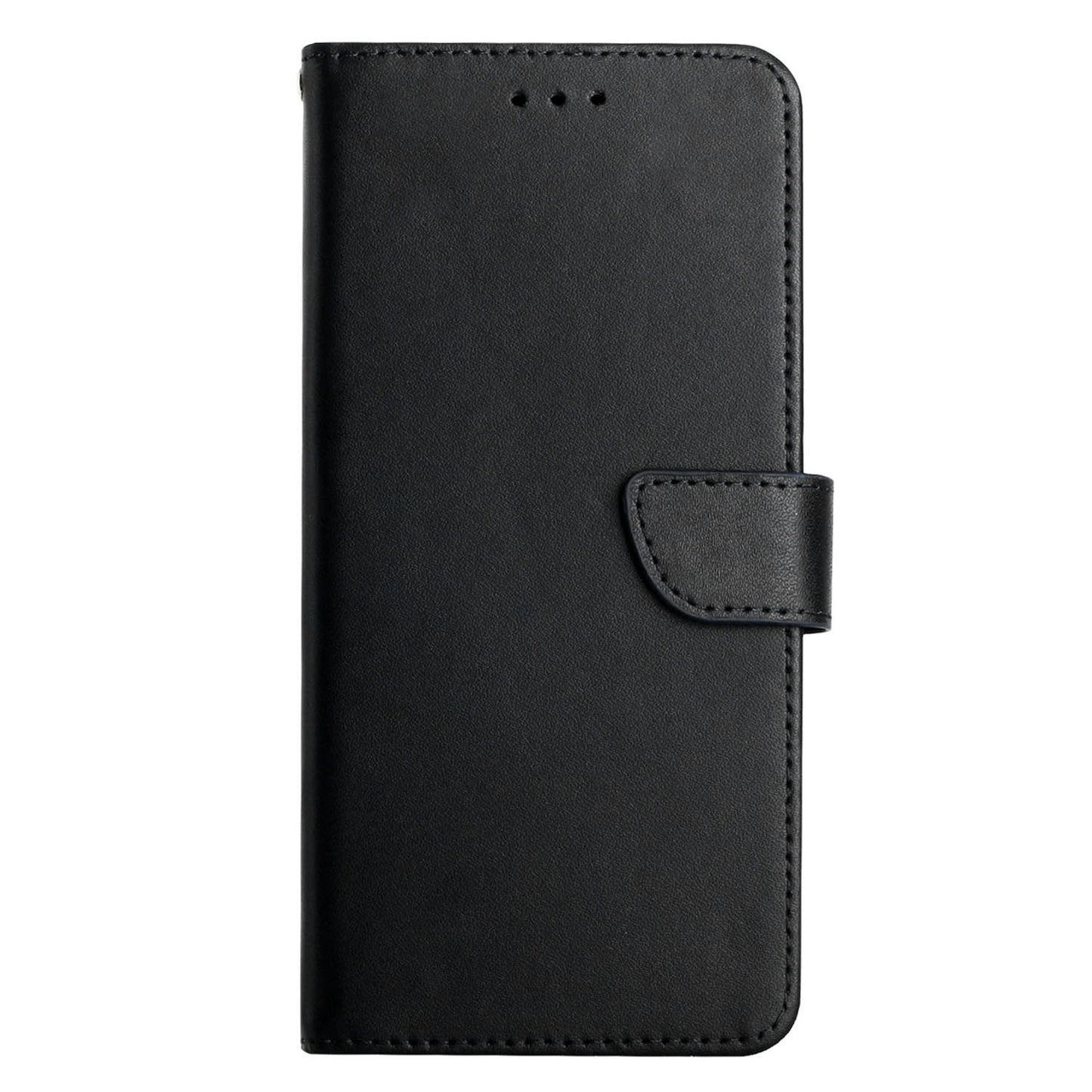 HT02 For Samsung Galaxy F34 5G / M34 5G Wallet Smartphone Case Stand Magnetic Genuine Cow Leather Cover - Black
