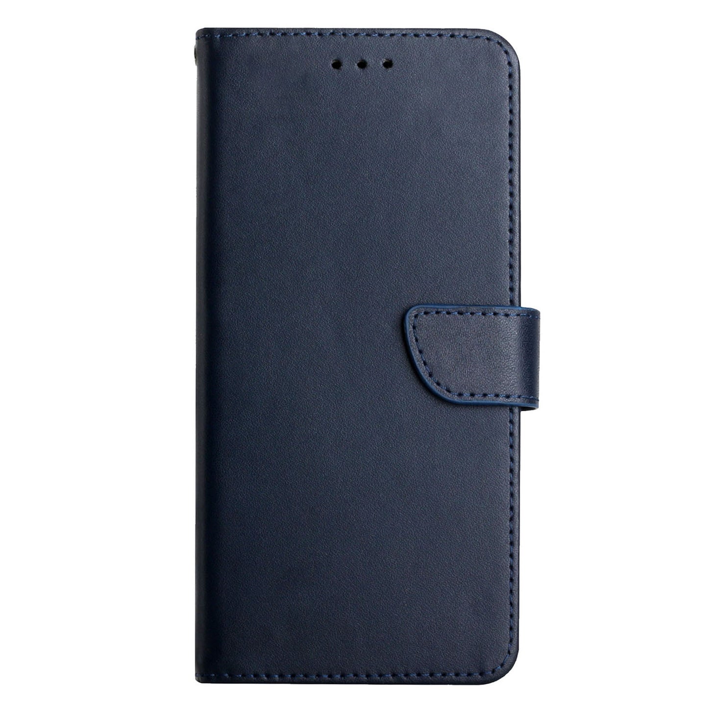 HT02 For Samsung Galaxy F34 5G / M34 5G Wallet Smartphone Case Stand Magnetic Genuine Cow Leather Cover - Blue