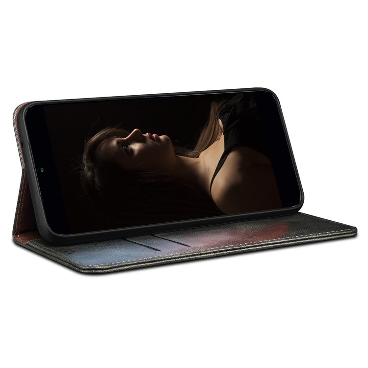 For OnePlus Nord 3 5G / Ace 2V Wallet Case Waxy Crazy Horse Texture Cell Phone Cover Stand PU Leather Phone Shell - Green