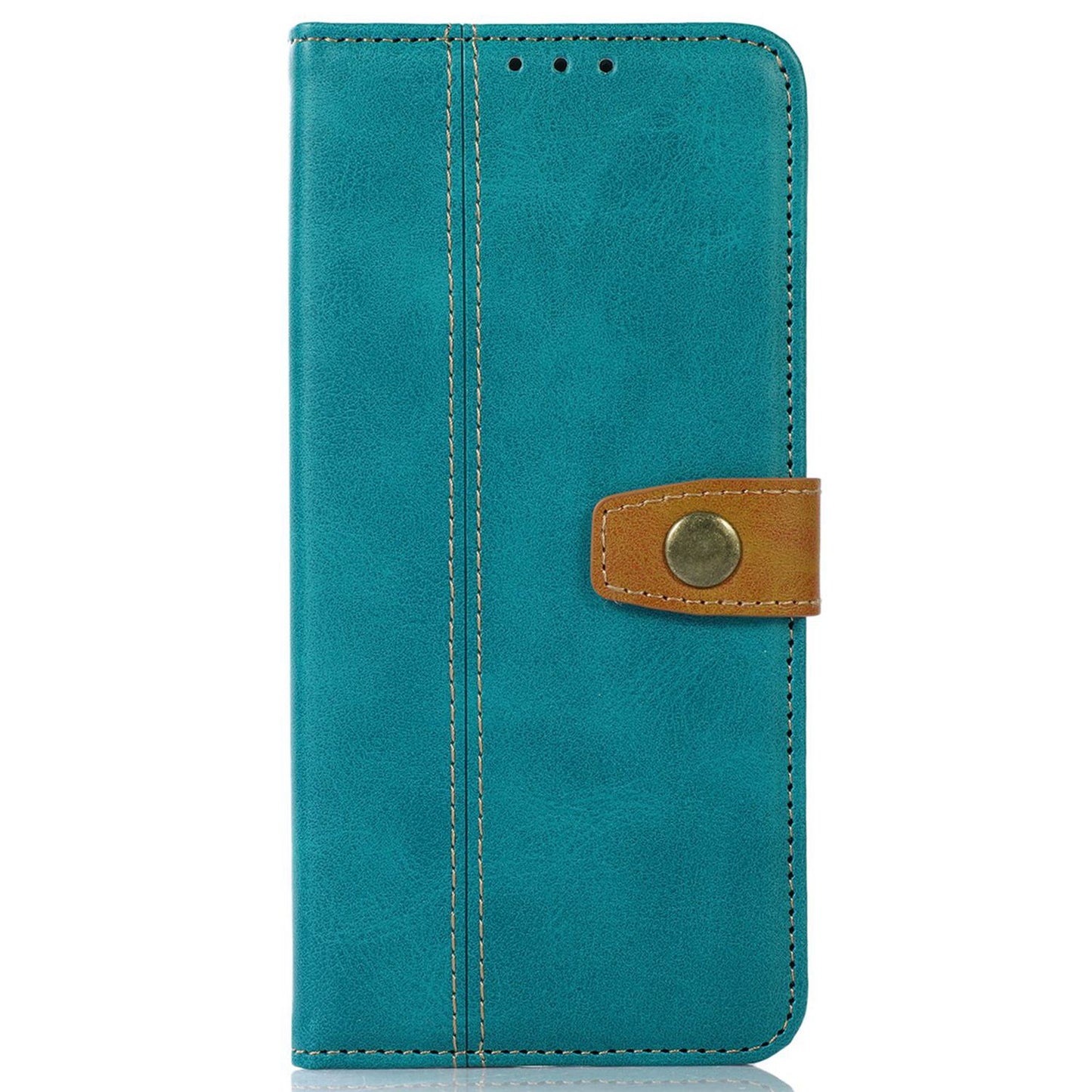 For Samsung Galaxy F34 5G / M34 5G Wallet Stand Protective Phone Case Calf Texture Phone Leather Cover - Light Green