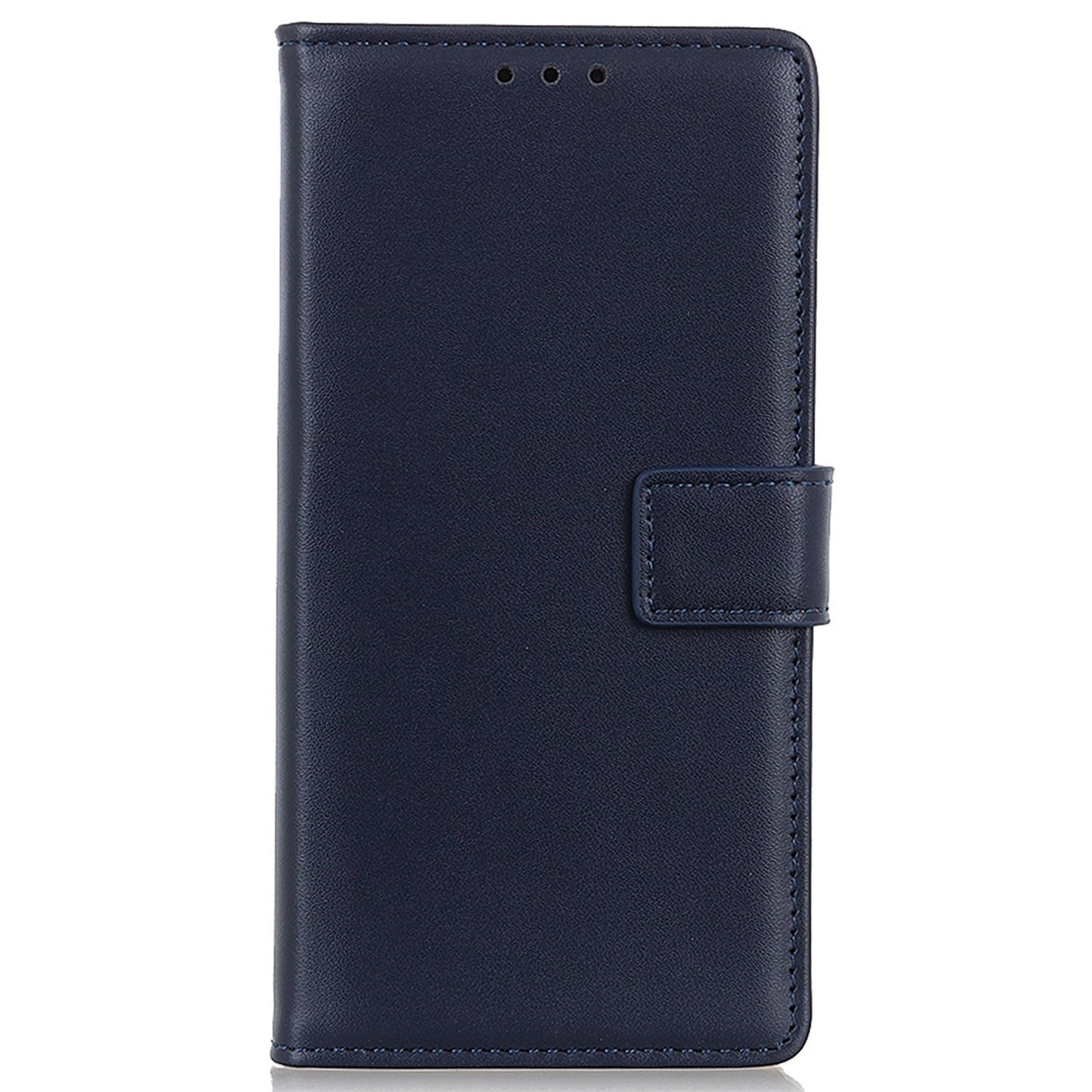 For Samsung Galaxy F34 5G / M34 5G Textured PU Leather Case Wallet Stand Drop-proof Protective Phone Cover - Blue