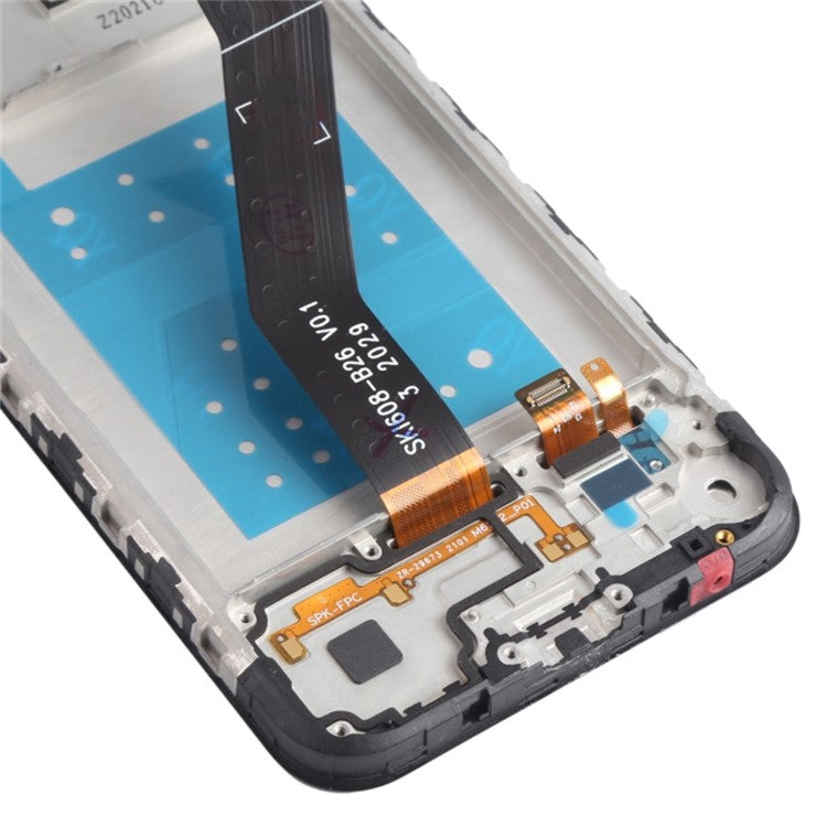 For Motorola Moto E6i XT2053-5 Grade B LCD Screen and Digitizer Assembly + Frame Replacement Part (without Logo)