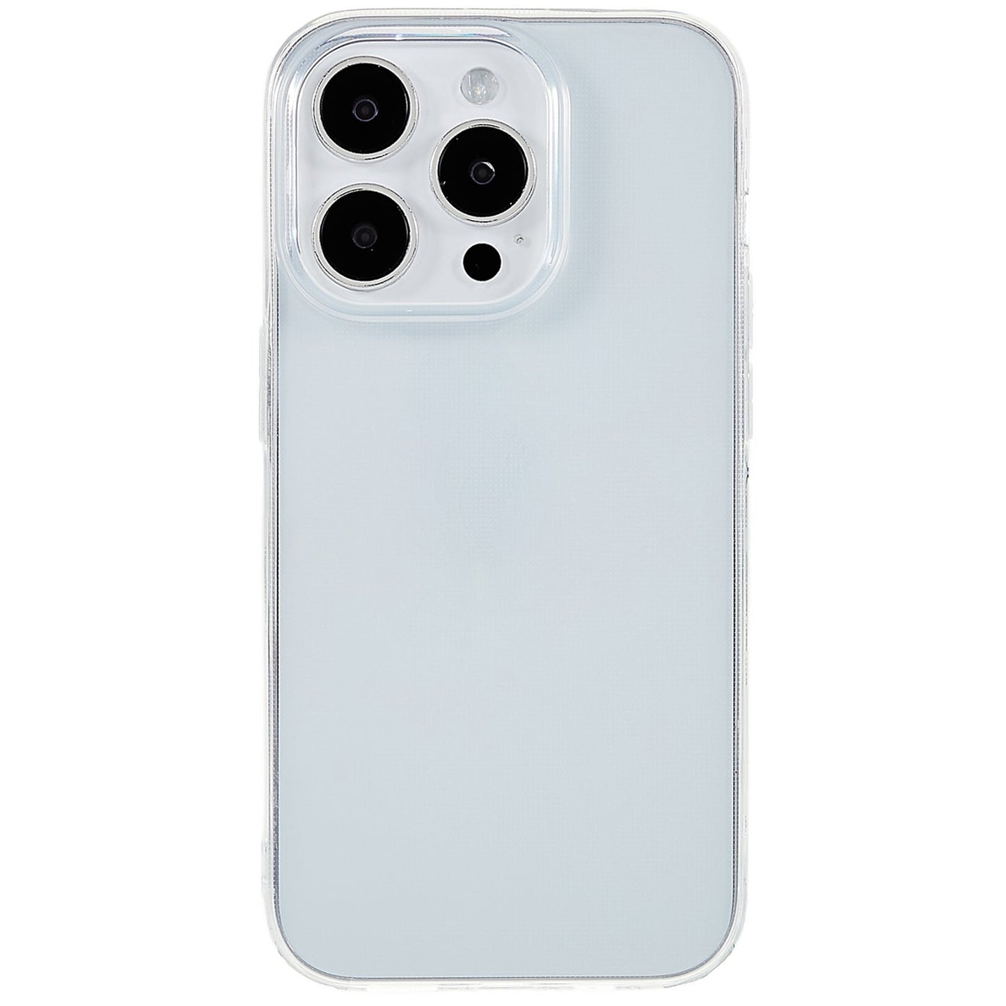 2.0mm Watermark-free Phone Cover for iPhone 15 Pro Max , Transparent TPU Back Case