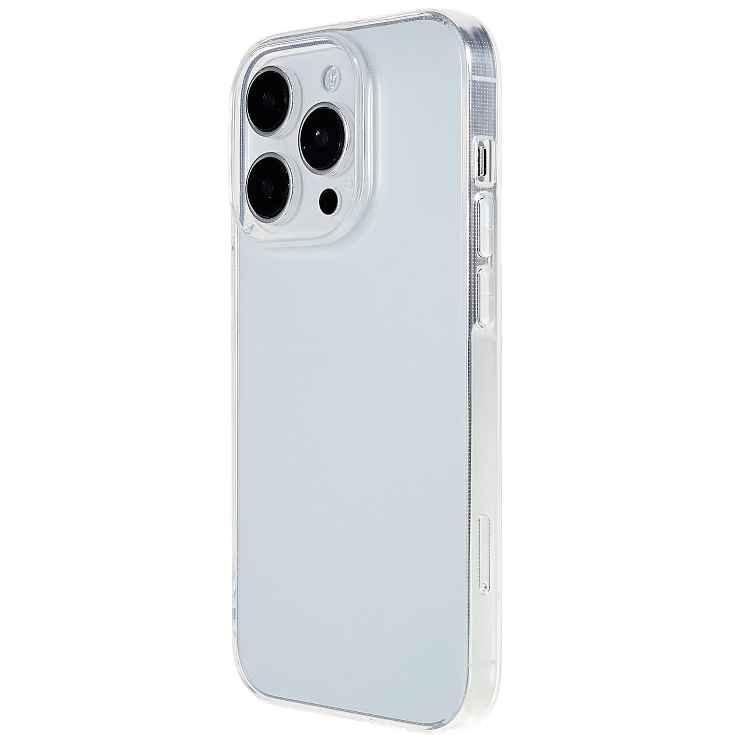 2.0mm Watermark-free Phone Cover for iPhone 15 Pro Max , Transparent TPU Back Case