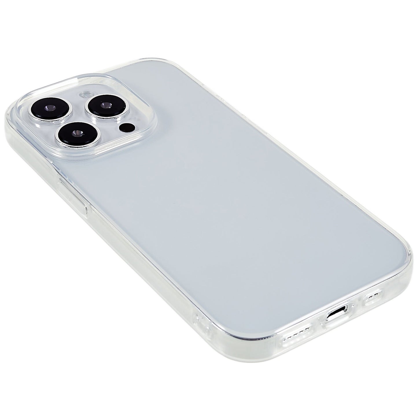 2.0mm Watermark-free Phone Cover for iPhone 15 Pro Max , Transparent TPU Back Case