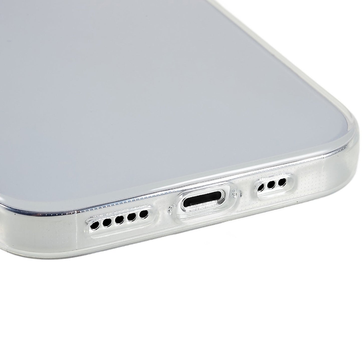 2.0mm Watermark-free Phone Cover for iPhone 15 Pro Max , Transparent TPU Back Case