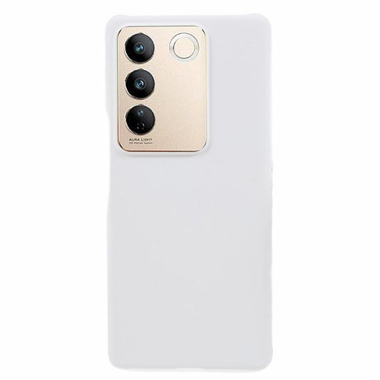 For vivo S16 Pro / S16 / S16e Rubberized PC Mobile Phone Cover Cell Phone Case Anti-Fingerprint Shell - White