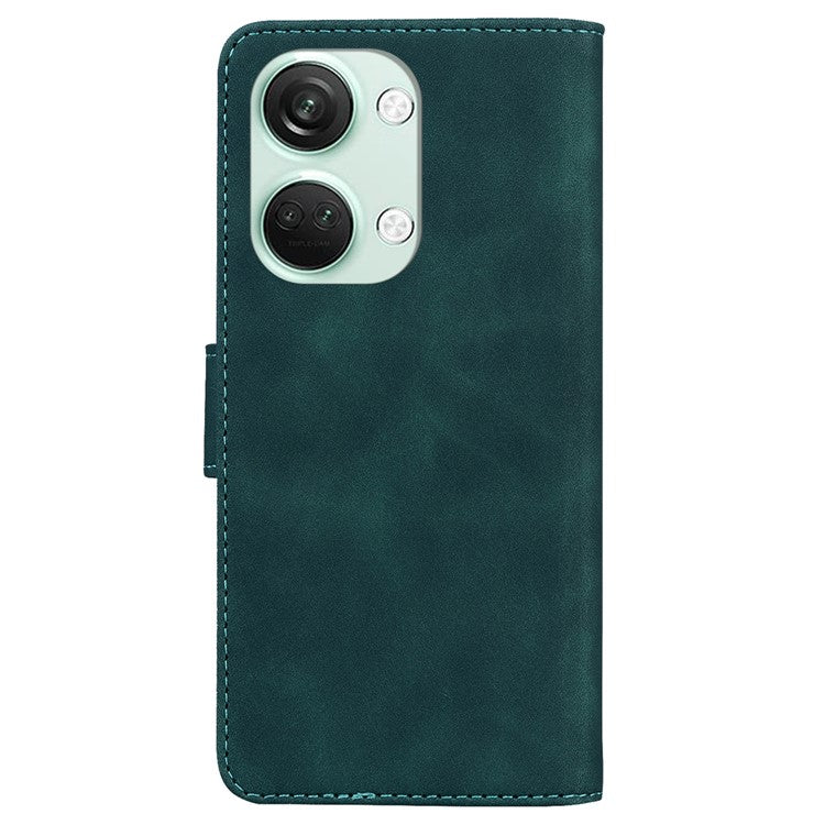 For OnePlus Nord 3 5G / Ace 2V Butterfly Printing Stand Wallet Case PU Leather+TPU Book Style Phone Cover - Green