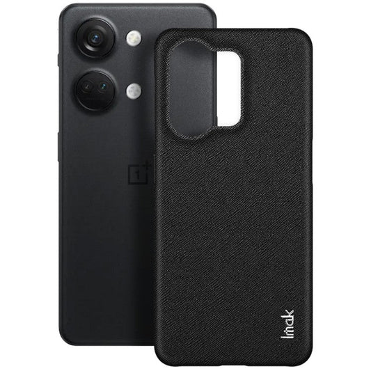 IMAK Ruiyi Series for OnePlus Ace 2V / Nord 3 5G Protective Phone Case PU Leather Coated PC Cover - Cross Texture