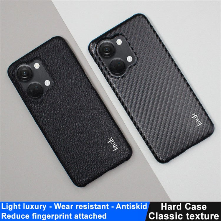 IMAK Ruiyi Series for OnePlus Ace 2V / Nord 3 5G Protective Phone Case PU Leather Coated PC Cover - Cross Texture