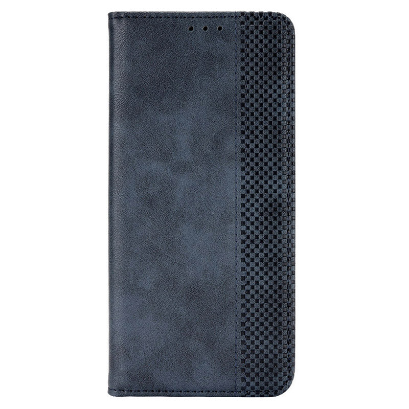 For Samsung Galaxy F34 5G / M34 5G Wallet Retro PU Leather Case Stand Protective Phone Cover - Blue