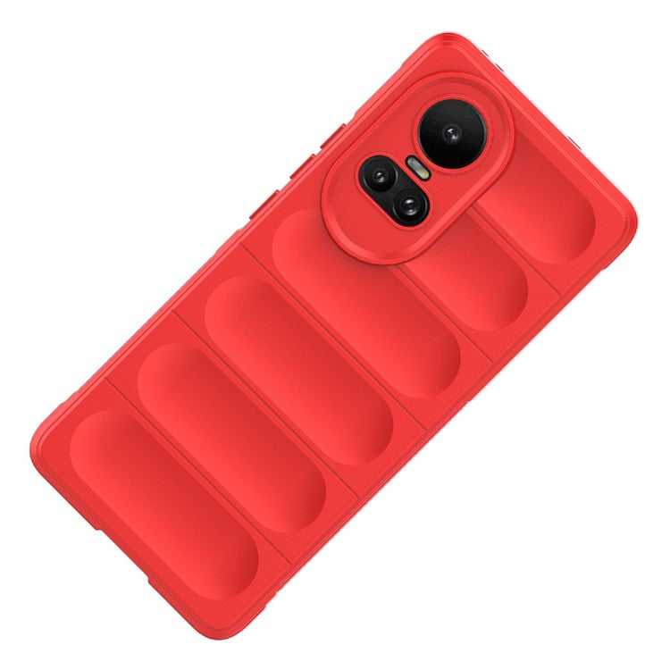 TPU Phone Case for Oppo Reno10 5G (Global) / Reno10 Pro 5G (Global) , Drop-Proof Protective Rugged Cover - Red