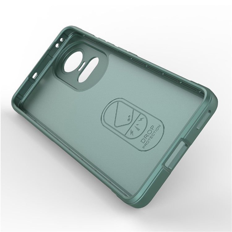 TPU Phone Case for Oppo Reno10 5G (Global) / Reno10 Pro 5G (Global) , Drop-Proof Protective Rugged Cover - Green