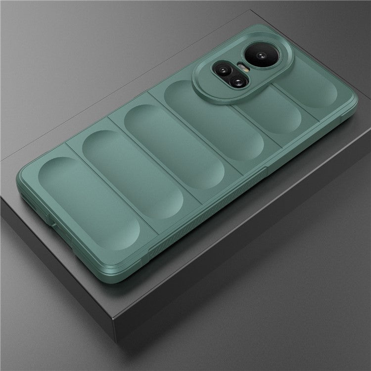 TPU Phone Case for Oppo Reno10 5G (Global) / Reno10 Pro 5G (Global) , Drop-Proof Protective Rugged Cover - Green