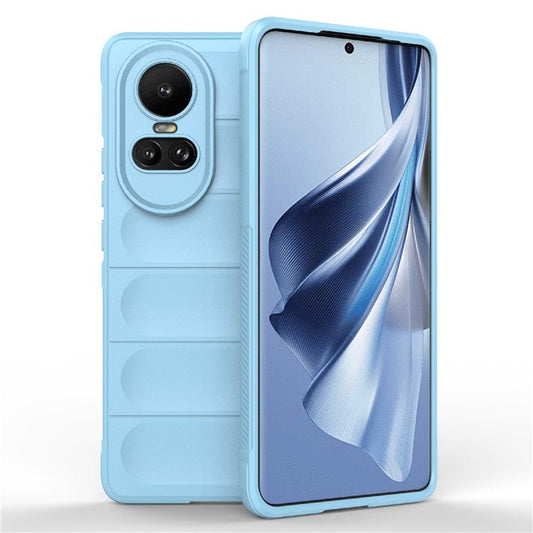 TPU Phone Case for Oppo Reno10 5G (Global) / Reno10 Pro 5G (Global) , Drop-Proof Protective Rugged Cover - Baby Blue