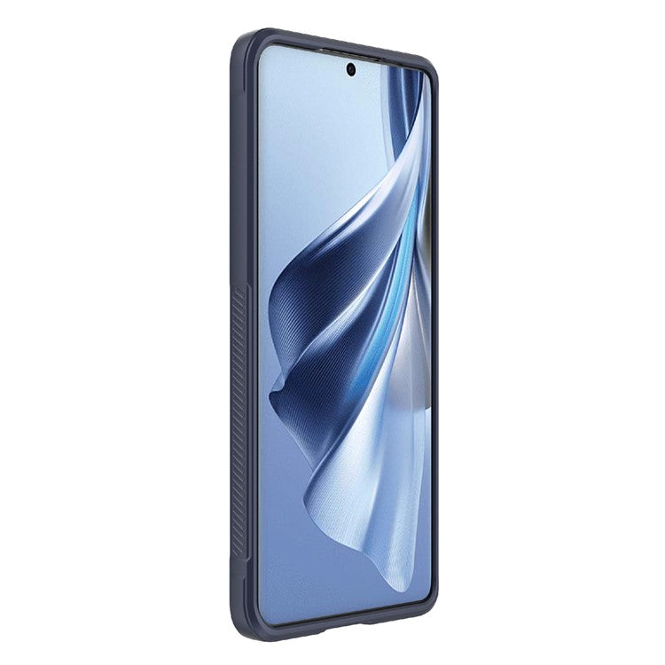 TPU Phone Case for Oppo Reno10 5G (Global) / Reno10 Pro 5G (Global) , Drop-Proof Protective Rugged Cover - Dark Blue