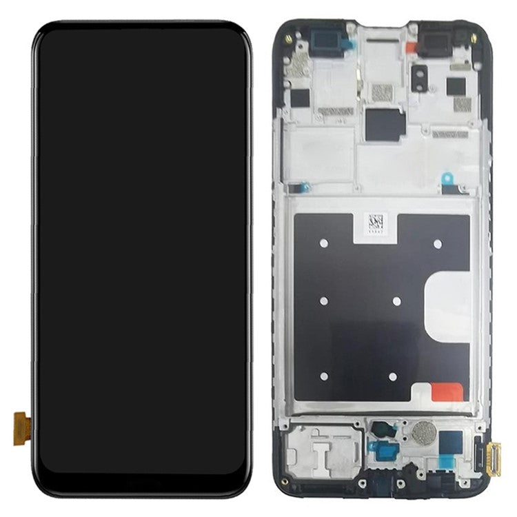 For Oppo Realme X / Oppo K3 Grade C OLED Screen and Digitizer Assembly + Frame Repair Part (without Logo)