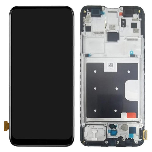 For Oppo Realme X / Oppo K3 Grade C LCD Screen and Digitizer Assembly + Frame (TFT Technology) (without Logo)