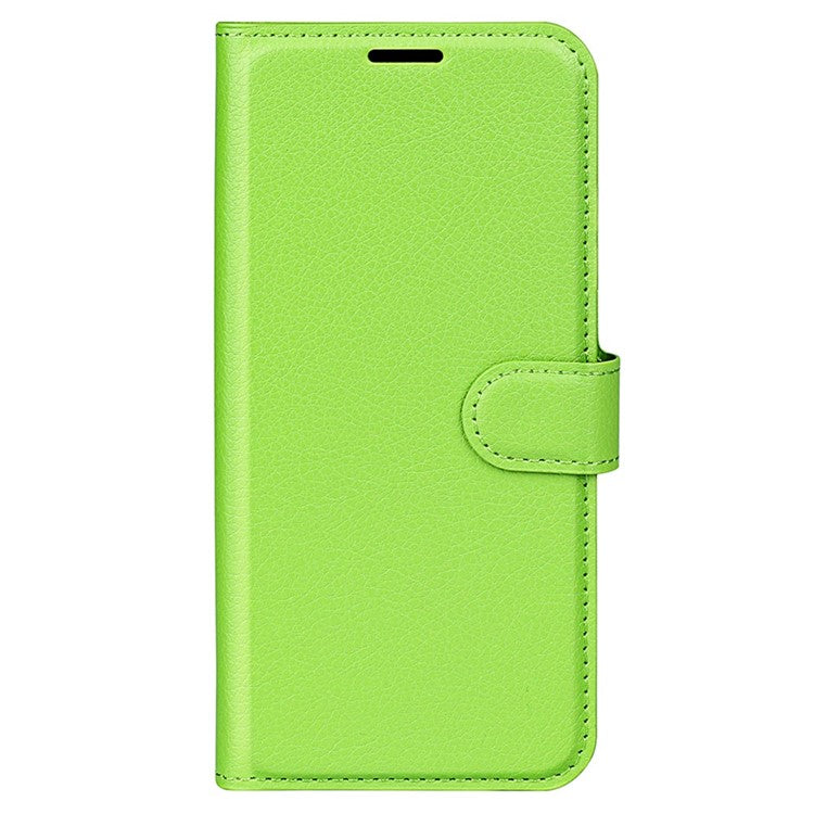 Phone Case For Oppo K11 5G Wallet Litchi Texture Shell Anti-Scratch Stand PU Leather Phone Cover - Green