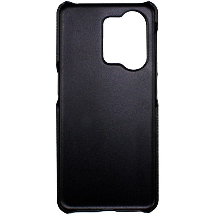 IMAK Ruiyi Series for OnePlus Ace 2V / Nord 3 5G PU Leather Coated PC Case Cloth Texture Phone Cover - Black