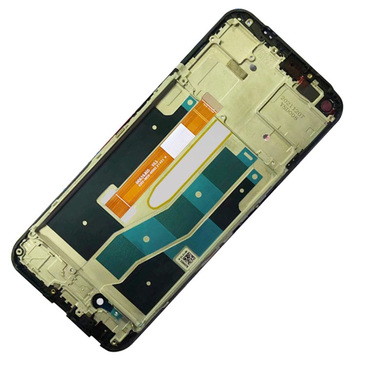 For Realme V25 OEM Grade S IPS LCD Screen and Digitizer Assembly + Frame Part (without Logo)