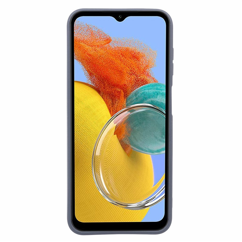 Double-Sided Matte TPU Cover for Samsung Galaxy M14 5G , Anti-scratch Cell Phone Case - Grey