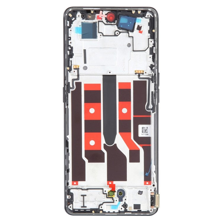 For Oppo Reno8 T 5G OEM Grade S AMOLED Screen and Digitizer Assembly + Frame Part (without Logo) (Front Camera Middle Hole Version) - Blue