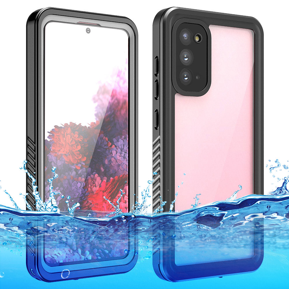 FS Series For Samsung Galaxy S20 5G IPX8 Waterproof Case Full Body Shockproof Clear Phone Cover