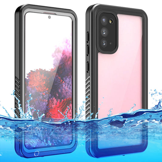 FS Series For Samsung Galaxy S20 5G IPX8 Waterproof Case Full Body Shockproof Clear Phone Cover