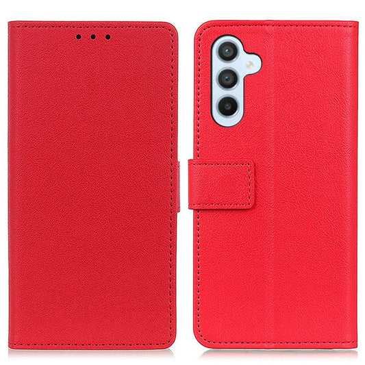 For Samsung Galaxy A05s 4G Case Smartphone Cover Leather Wallet Stand Shell - Red
